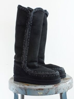 MOU black bergy tall boots